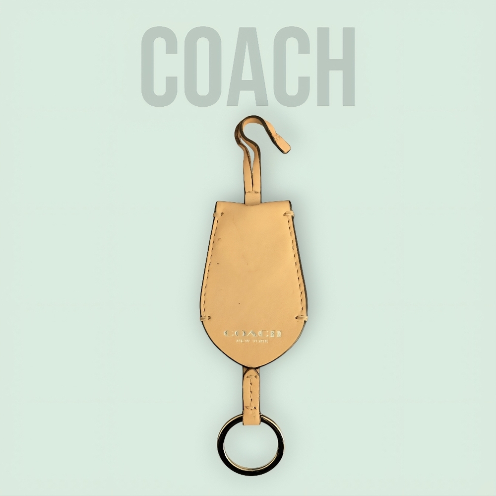 Coach Tan Key Holder